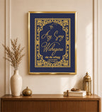 Ang Sang Waheguru | 24 Karat Gold-Plated Artwork