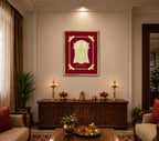 Tirupati Balaji Velvet Gold Frame | 24 Karat Gold-Plated