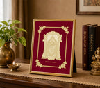 Tirupati Balaji Velvet Gold Frame | 24 Karat Gold-Plated