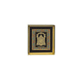 Bala ji Ji | 24kt Gold Plated Dashboard Frame Black Floral