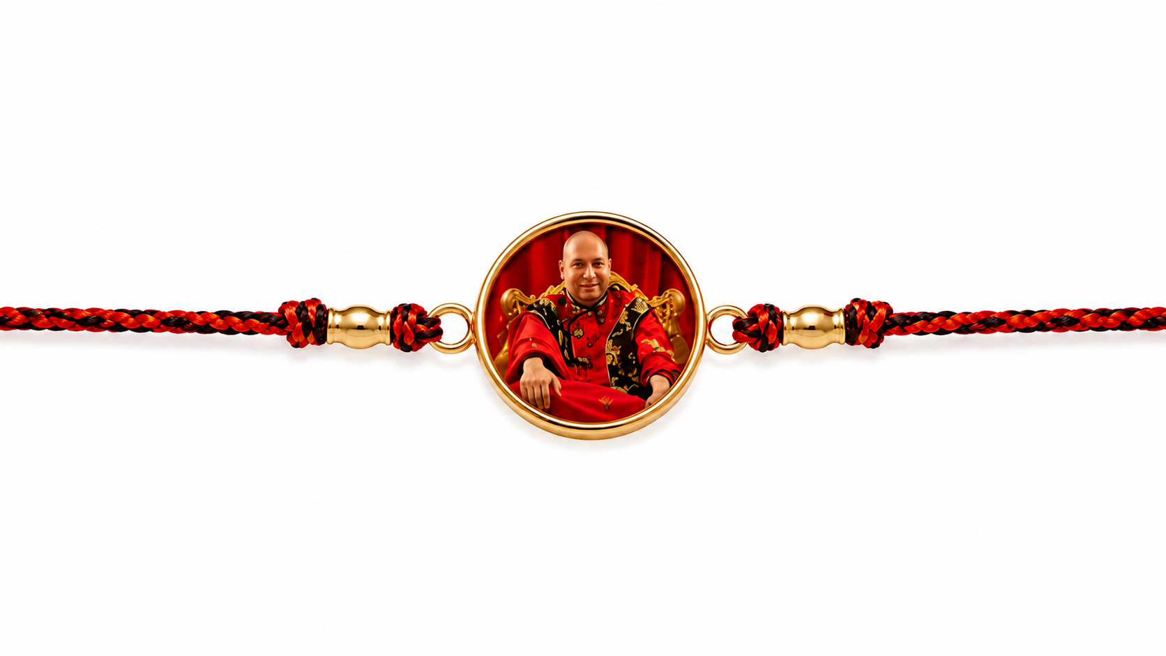 Guru ji Rakhi | Gold Finish Rakhi