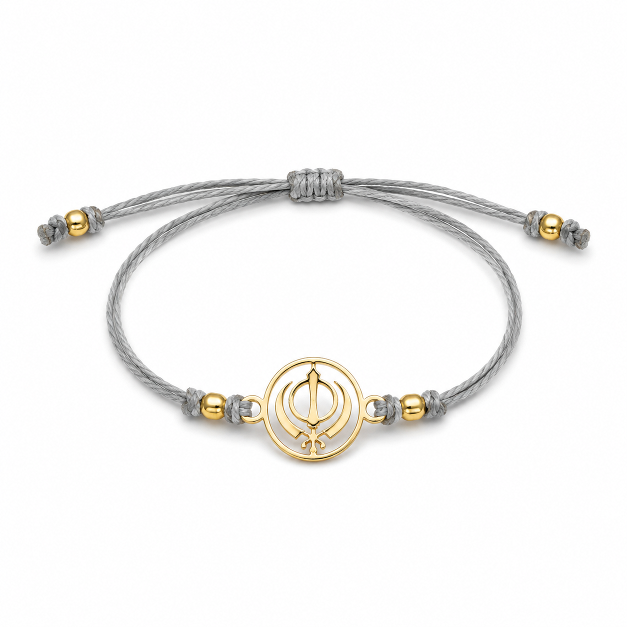 Khanda Rakhi | Gold Finish Rakhi