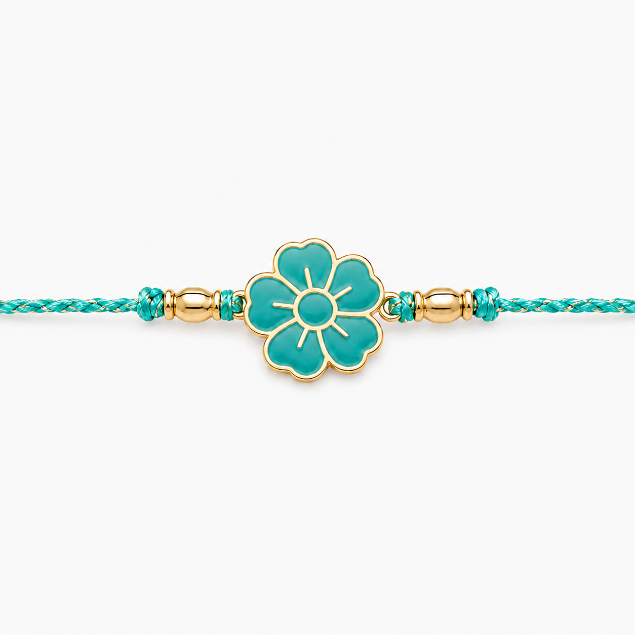 Floral Rakhi | Gold Finish Rakhi