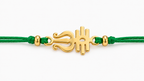 Trishul Rakhi | Gold Finish Rakhi