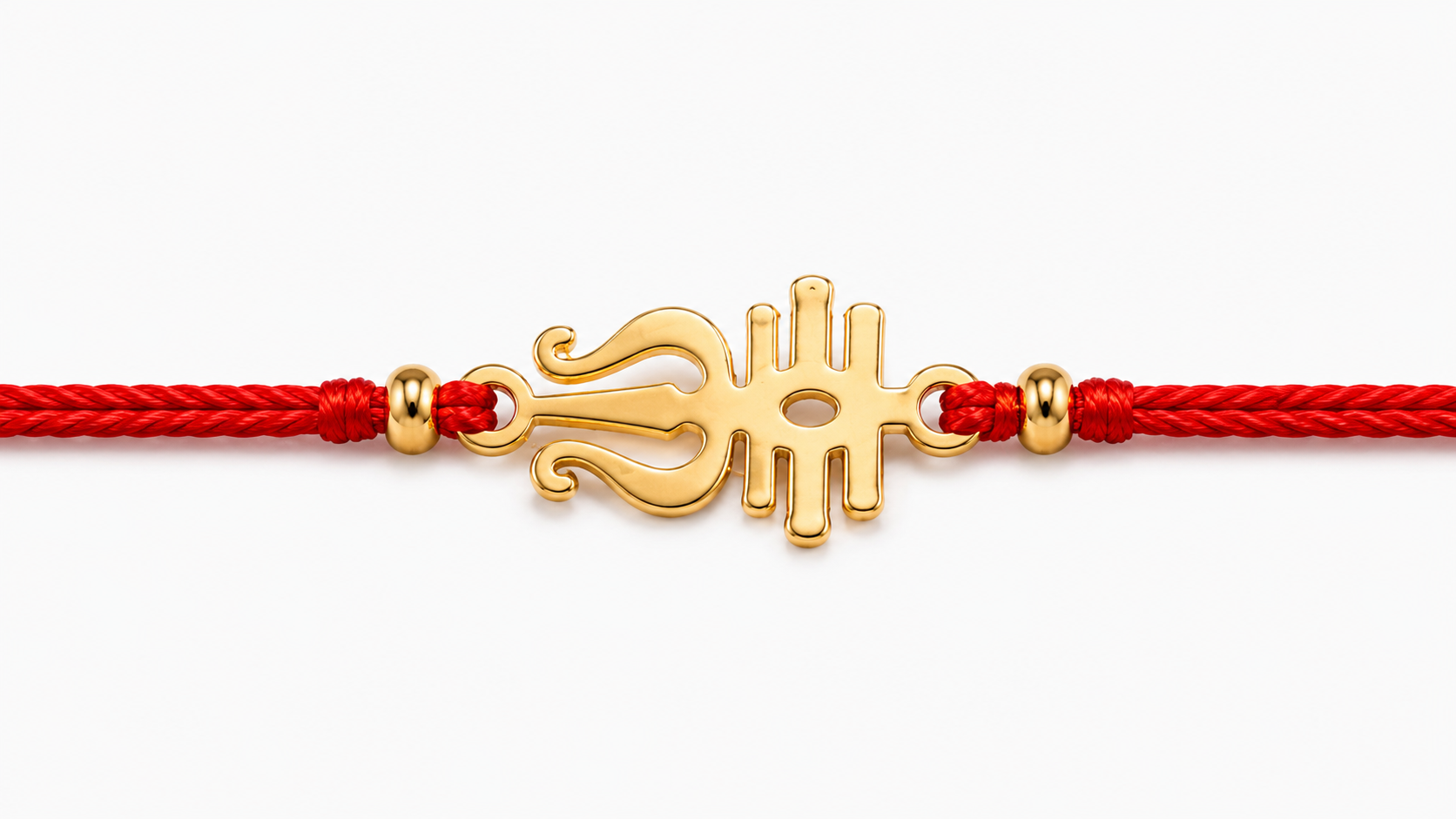 Trishul Rakhi | Gold Finish Rakhi