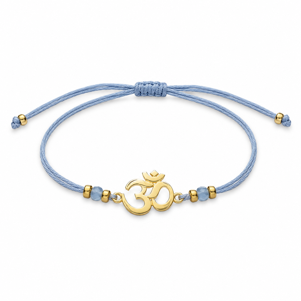 Om Rakhi | Gold Finish Rakhi
