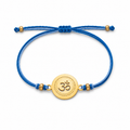 Om Rakhi Round | Gold Finish Rakhi