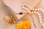 Lotus Rakhi | Gold Finish Rakhi