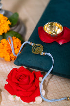 Om Rakhi | Gold Finish Rakhi