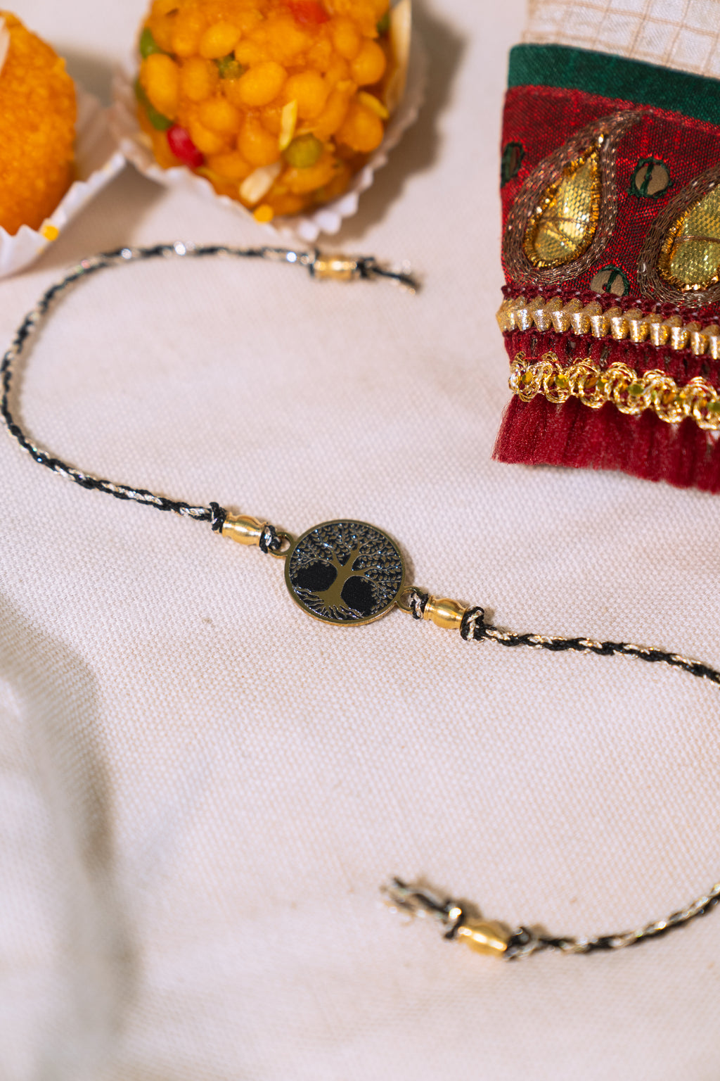 Tree of Life Rakhi | Gold Finish Rakhi