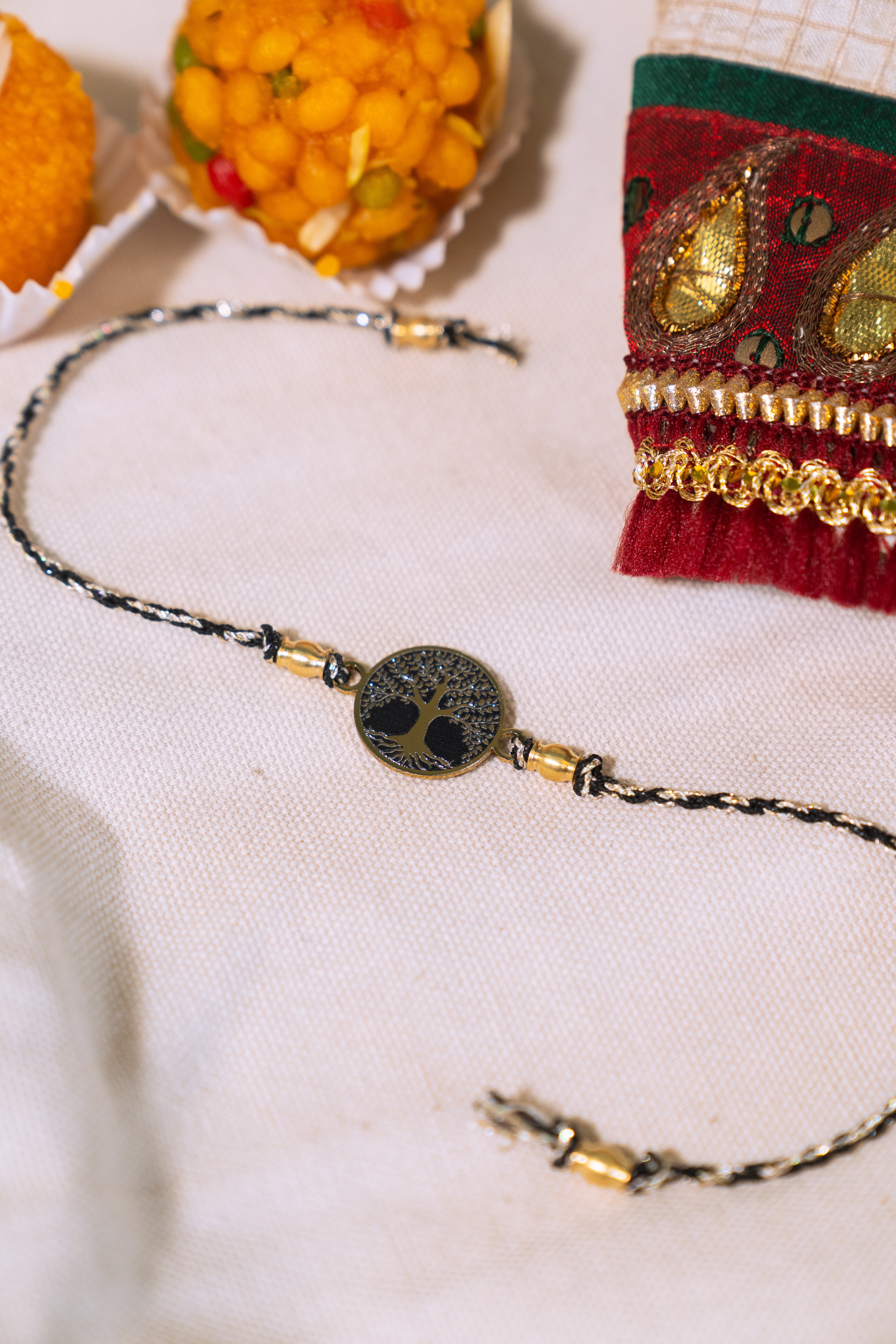 Tree of Life Rakhi | Gold Finish Rakhi