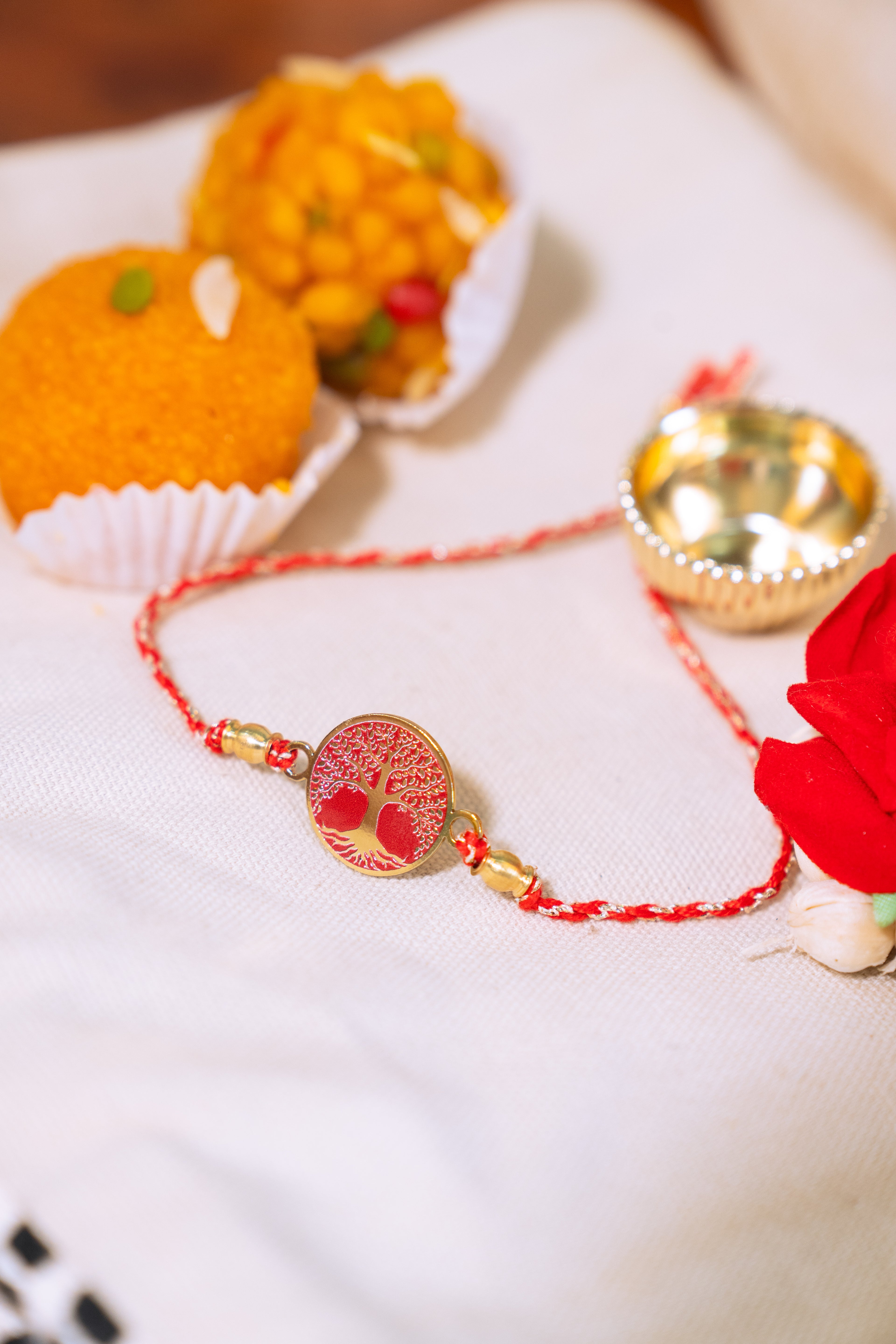 Tree of Life Rakhi | Gold Finish Rakhi