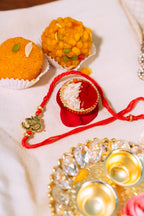 Om Rakhi | Gold Finish Rakhi