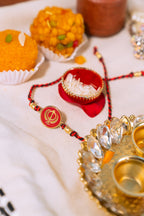 Khanda Rakhi | Gold Finish Rakhi