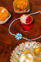 Floral Rakhi | Gold Finish Rakhi