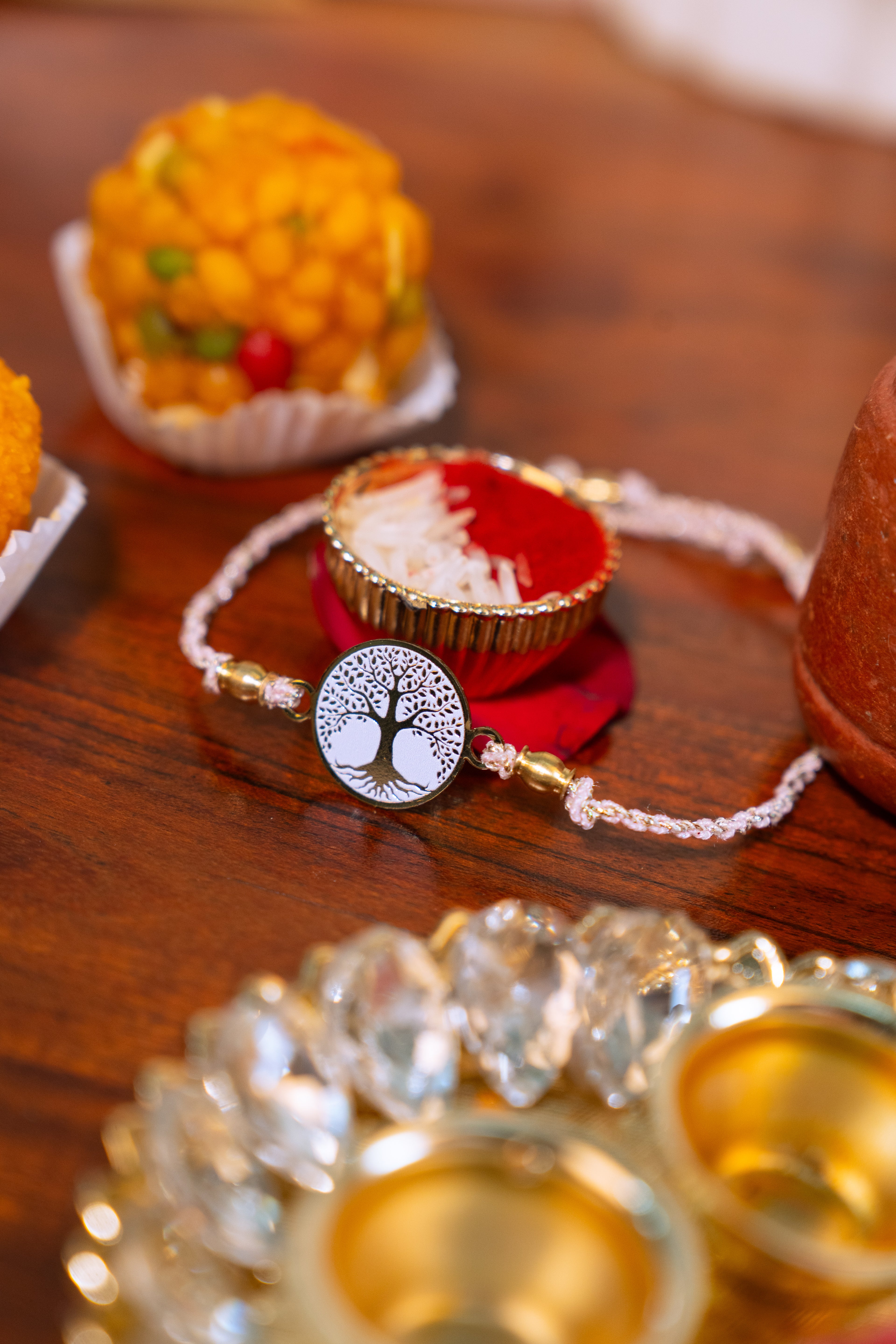 Tree of Life Rakhi | Gold Finish Rakhi