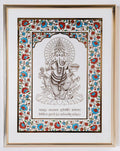 Ganesh Ji | 24kt Gold Plated White Floral