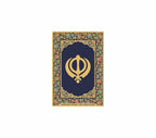 Khanda | 24kt Gold Plated Fridge Magnet Blue