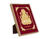 Goddess Laxmi Velvet Gold Frame | 24 Karat Gold-Plated