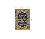 Mool Mantra | 24kt Gold Plated Fridge Magnet Blue