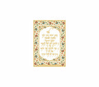 Mool Mantra | 24kt Gold Plated Fridge Magnet White
