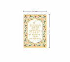 Mool Mantra | 24kt Gold Plated Fridge Magnet White