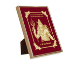 Mahadev Velvet Gold Frame | 24 Karat Gold-Plated