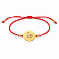 Veera Rakhi Oval | Gold Finish Rakhi