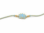 Lotus Rakhi | Gold Finish Rakhi