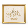 Custom Baby Name Frame | 24kt Gold-Plated Artwork