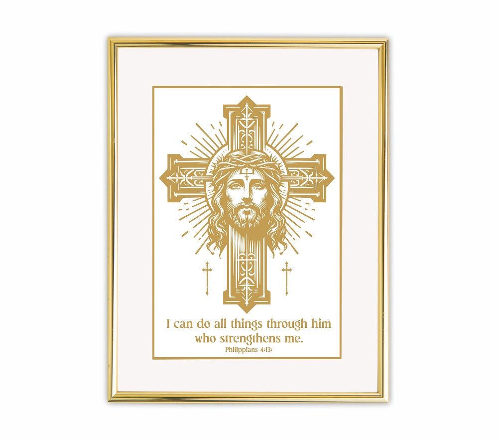 Philippians 4:13| 24kt Gold Plated