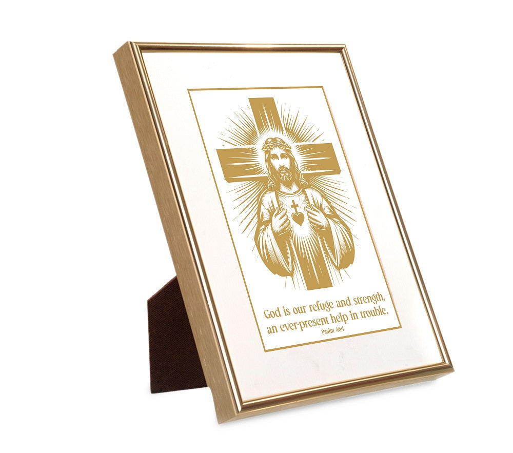 Psalm 46:1 | 24kt Gold Plated