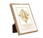 Proverbs 3:5-6 | 24kt Gold Plated