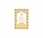 Gayatri Mantra | 24kt Gold Plated Fridge Magnet White